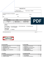 Appraisal Form: Project Name Role From - To Project Manager / Leader