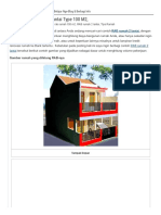 Contoh RAB Rumah 2 Lantai Type 100 PDF