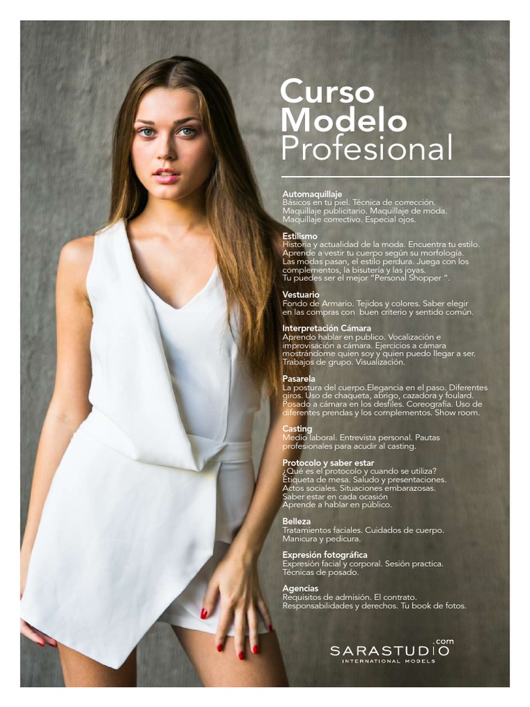 Curso de Modelaje Profesional Online | PDF | Tendencias culturales ...