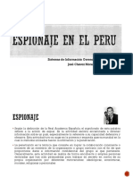 Espionaje en El Peru
