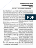 Does The IMF Really Help Developing Countries - ODI Briefing Papers
