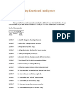 Testing Emotional Intelligence Activity