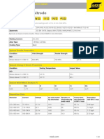 Ok 74.86 Tensitrode: A Basic Coated Electrode For Steels and Castings With U.T.S. of Min. 690 Mpa