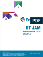 Iit Jam: Mathematics (MA)