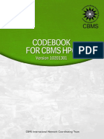 CBMS Codebook