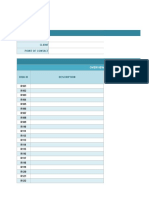 Risk Log: Project Name Client Point of Contact