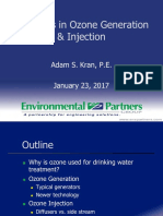Advances in Ozone Generation & Injection: Adam S. Kran, P.E. January 23, 2017