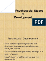 Erickson Psychosocial Stages of Development