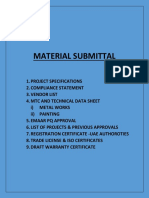 Material Submittal HANDRAIL