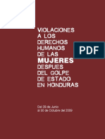 violaciones a derechos humanos honduras mujeres 2009