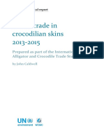 World Trade in Crocodilian Skins 2013-2015