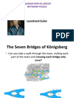 Leonhard Euler: Eulerian Path & Circuit Network Puzzle