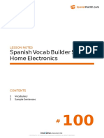 Spanish Vocabulary Builder A1