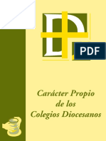 Caracter Propio Colegios Diocesanos