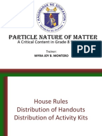 RTOT Particle Nature of Matter