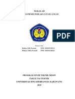 MAKALAH Proses-Proses Perlakuan Pada Logam PDF
