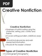 Creative Nonfiction