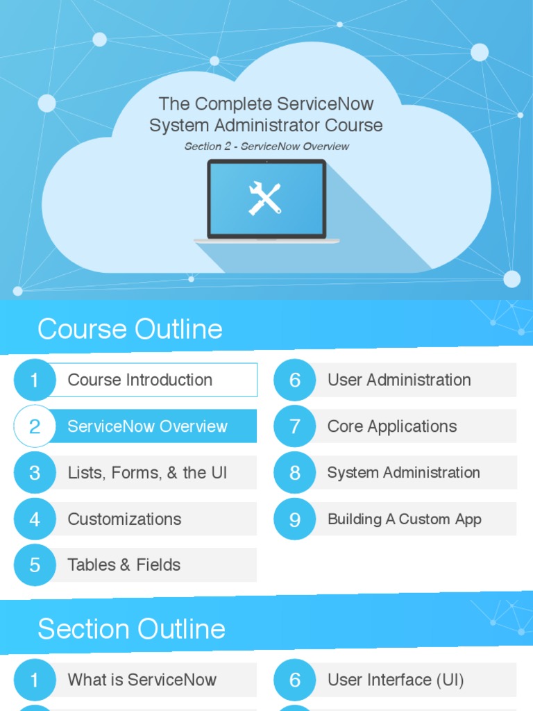 The Complete Servicenow System Administrator Course | Download Free PDF ...