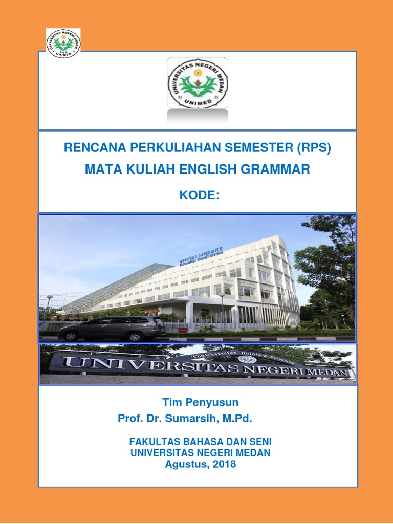 RPS English Grammar Baru Agustus 2018 | PDF | Seni & Disiplin Bahasa