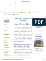 Centrifugal Compressor Commissioning