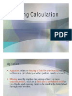 Mixing Calculation