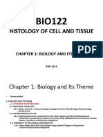 Histology of Cell and Tissue: Chapter 1: Biology and Its Theme
