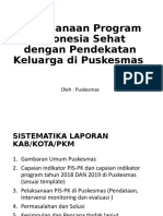 Sistematika Laporan Puskesmas Pispk Dalam Rangka Peningkatkan Iks Puskesmas Kalangsari