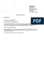 No Objection Certificate PDF