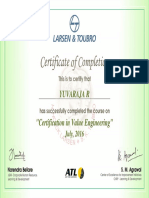 Yuvaraja Certification in Value Engineering_20055979