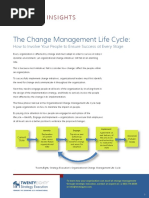 The Change Management Life Cycle:: Insider Insights