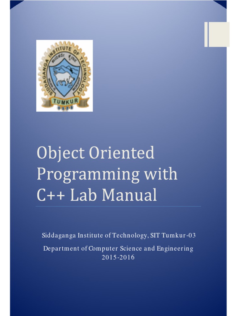 Oops All Programs 1 1 | PDF | C++ | Constructor (Object Oriented ...