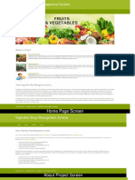 Python, Django and MySQL Project on Vegetable Shop Management System Screens