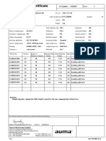 Gearbox Test Certificate: 192/17-18 91710098 Industrial Fans (India) PVT LTD