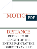 Describing Motion