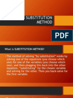 The Substitution Method