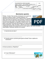 Movimento Operário5ano Atividade Avaliativa2410000000