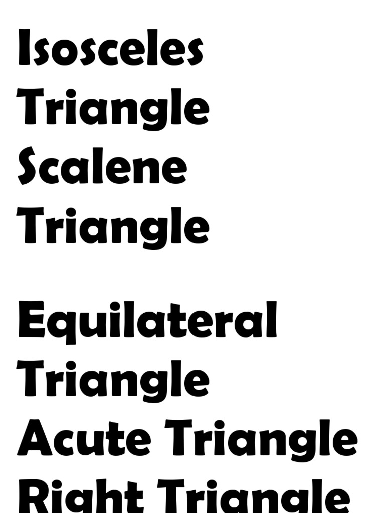 Triangle Classification Guide | PDF
