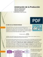 Mejora de la productividad a través de la administración, capital y mano de obra