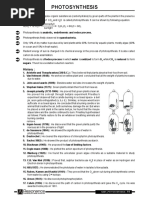 Photosynthesis