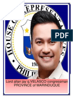Lord Allan Jay q.VELASCO Congressman Province of Marinduque