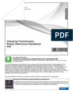 Chemical Technicians Ready Reference Handbook PDF