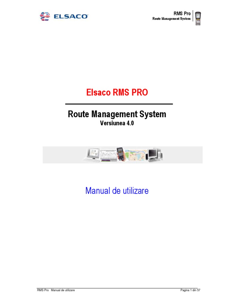 Elsaco RMS Pro User Manual - RO - v4.0 | PDF