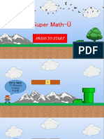 Super Math-Ü: Press To Start