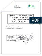 Protocolo muestras laboratorio Chile