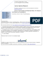 Barua Et Al 1995 Information Technologies and Business Value