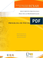Protocolo Practicas Profesionales Psicologia 
