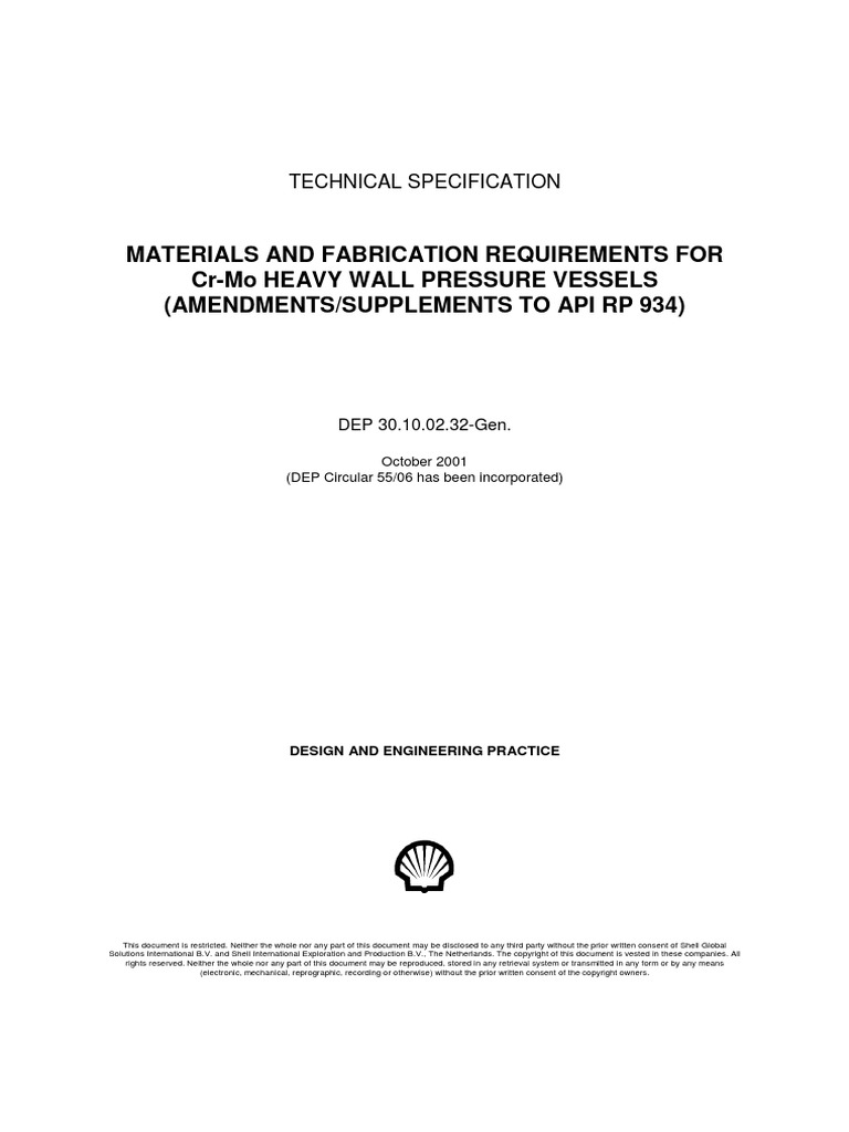 Cr-Mo API 934 | PDF | Nondestructive Testing | Welding