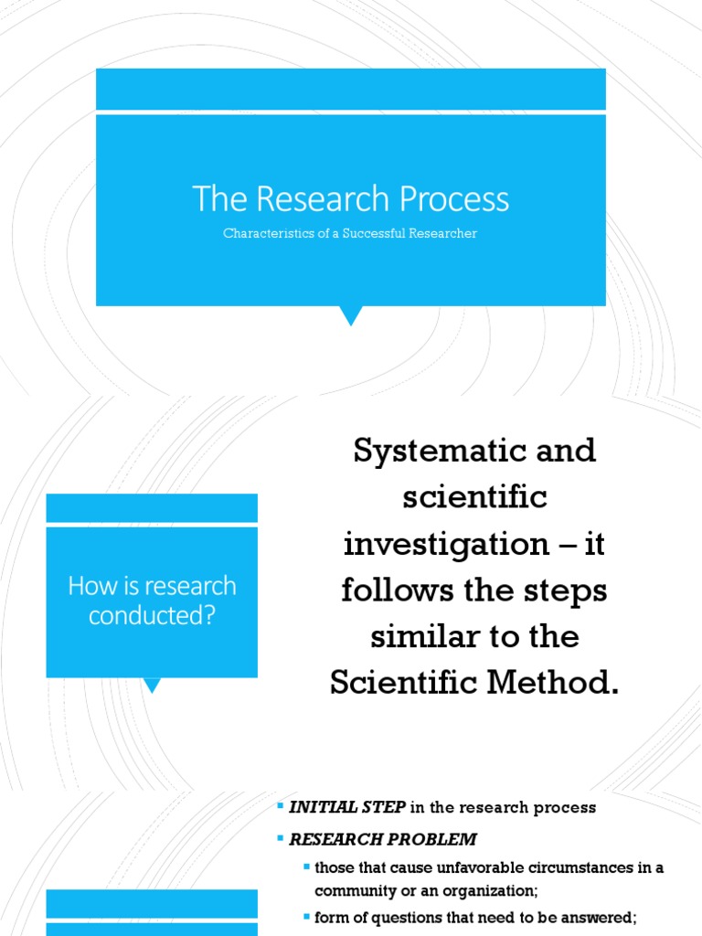 Essential Steps in the Research Process | PDF | Scientific Method ...