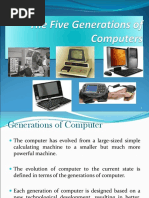 Computer Generations