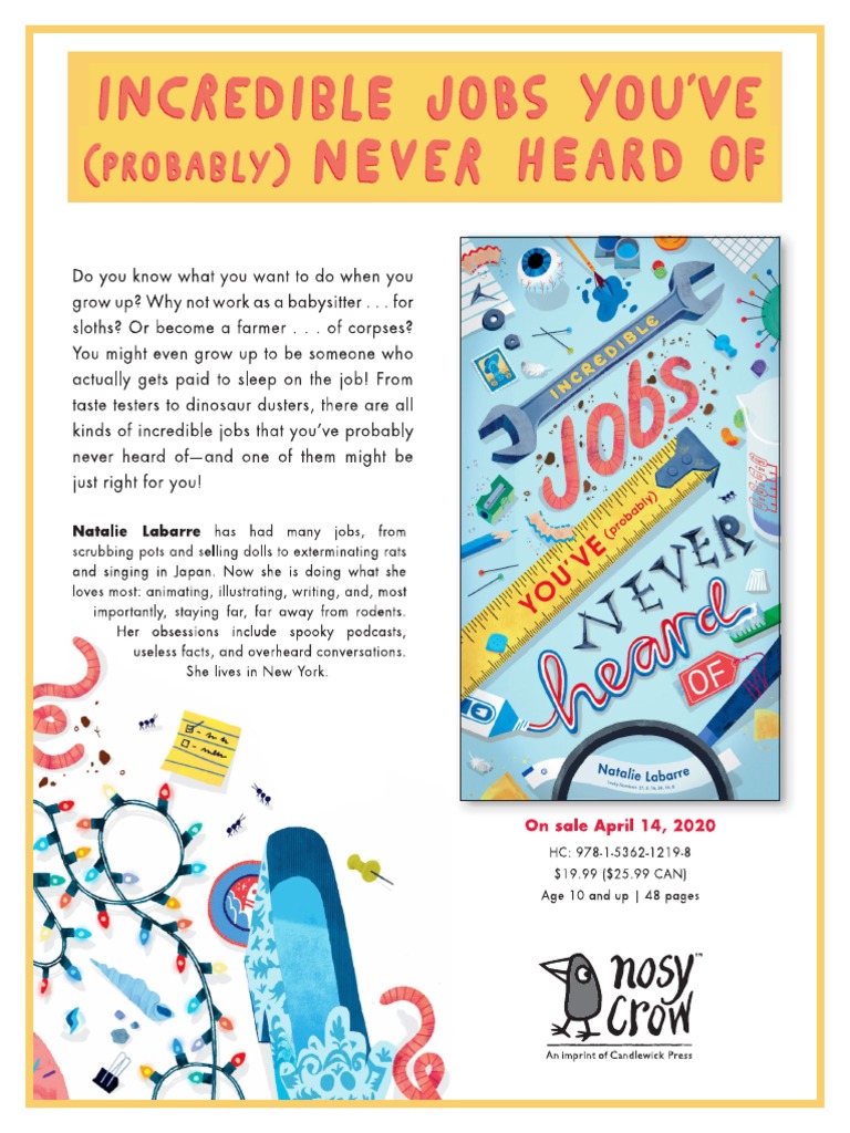 Incredible Jobs You've (Probably) Never Heard of by Natalie Labarre ...